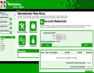 HELM Hosting Control Panel